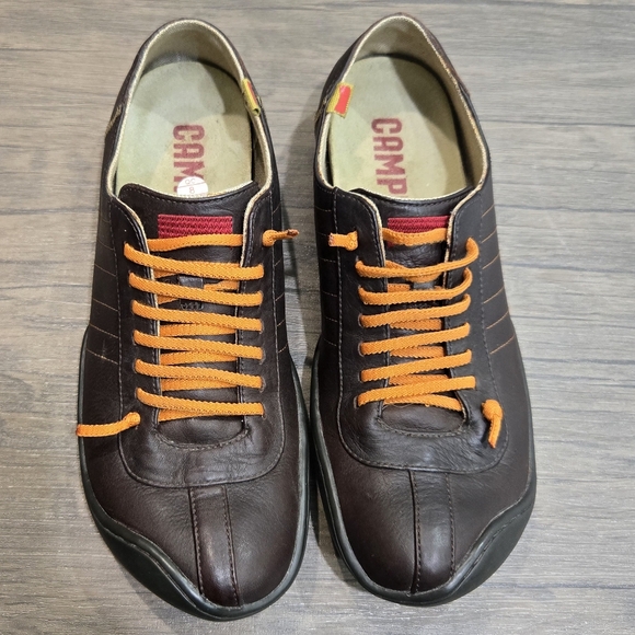 Camper Peu Casual Leather Lace Up Shoe Size 42